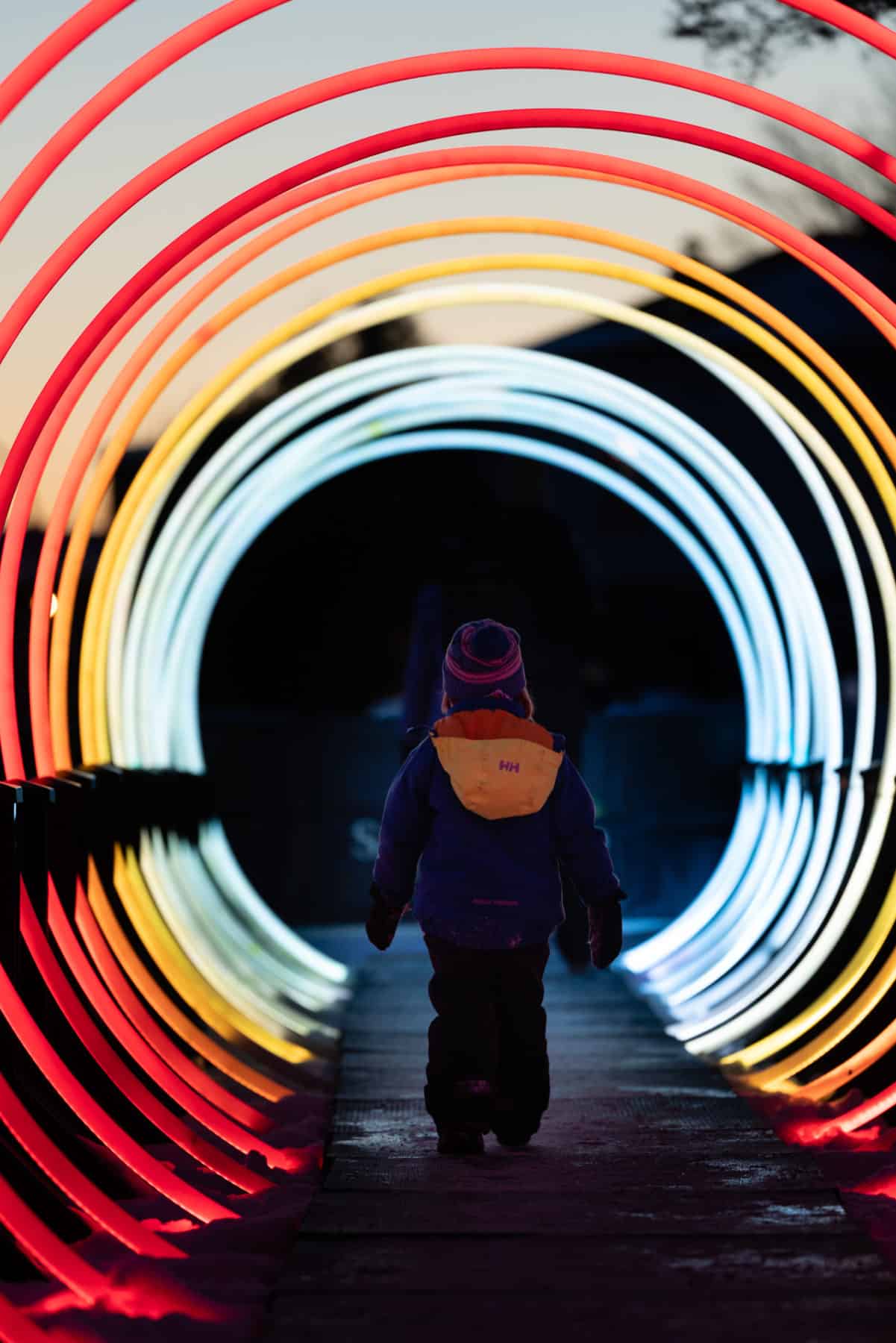 Parcours illuminé, St-Bruno-de-Montarville, Canada Marie-Ève Doyon